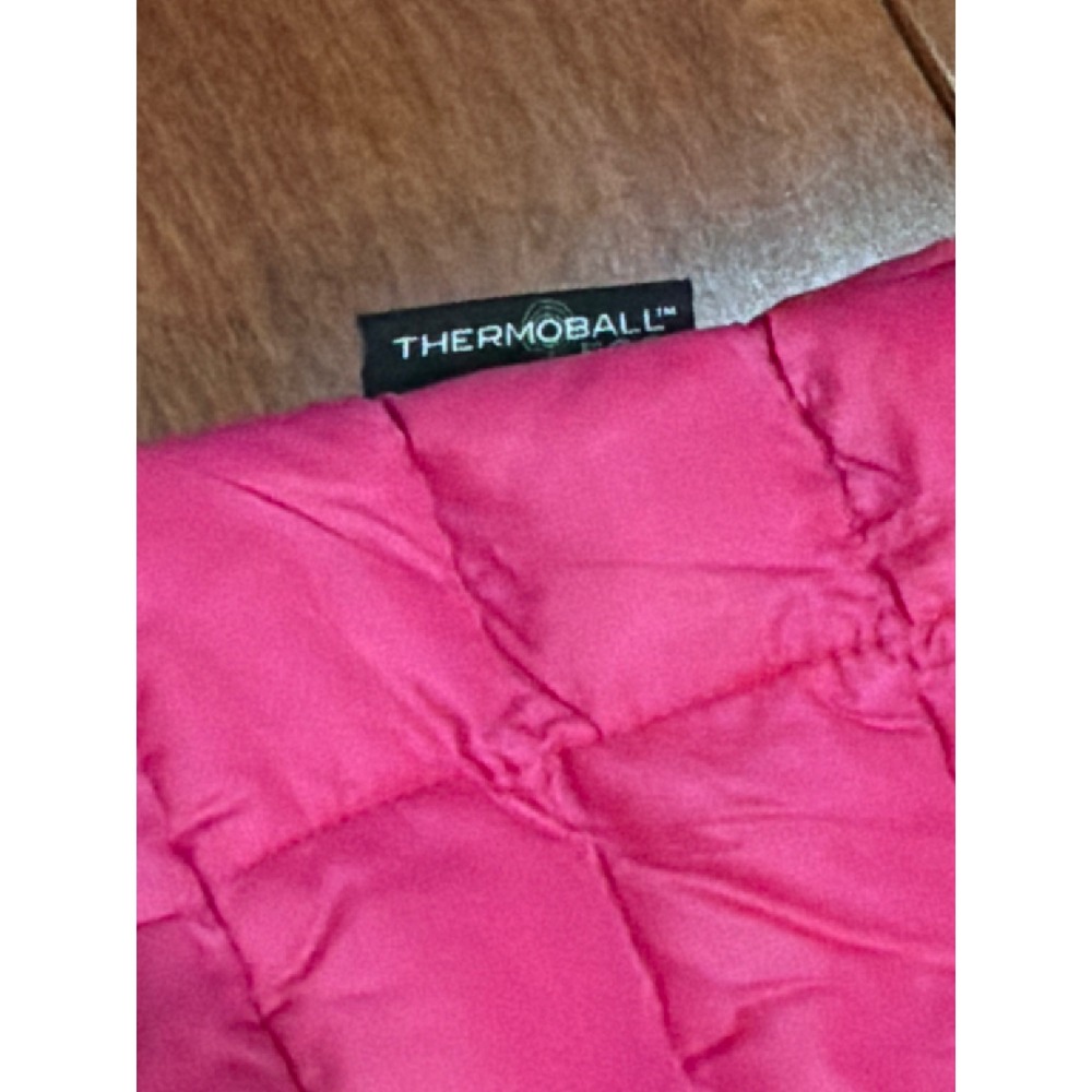 The North Face‎ Infant Fleece Lined Puffer Bunting Snowsuit Pink 12-18M - Picture 9 of 11